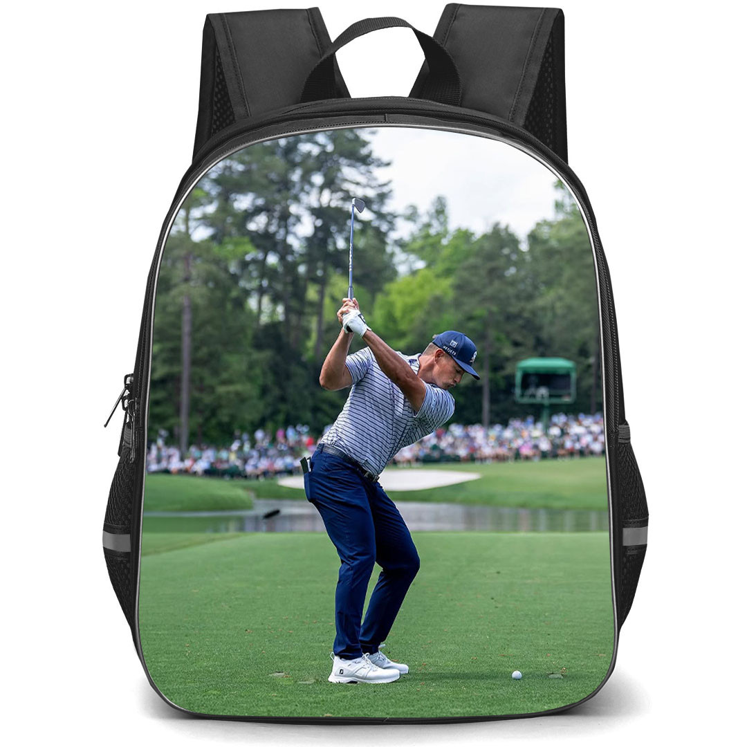 Golf Bryson DeChambeau Backpack School Bag StudentPack - Bryson DeChambeau Fairway Action Shot Poster