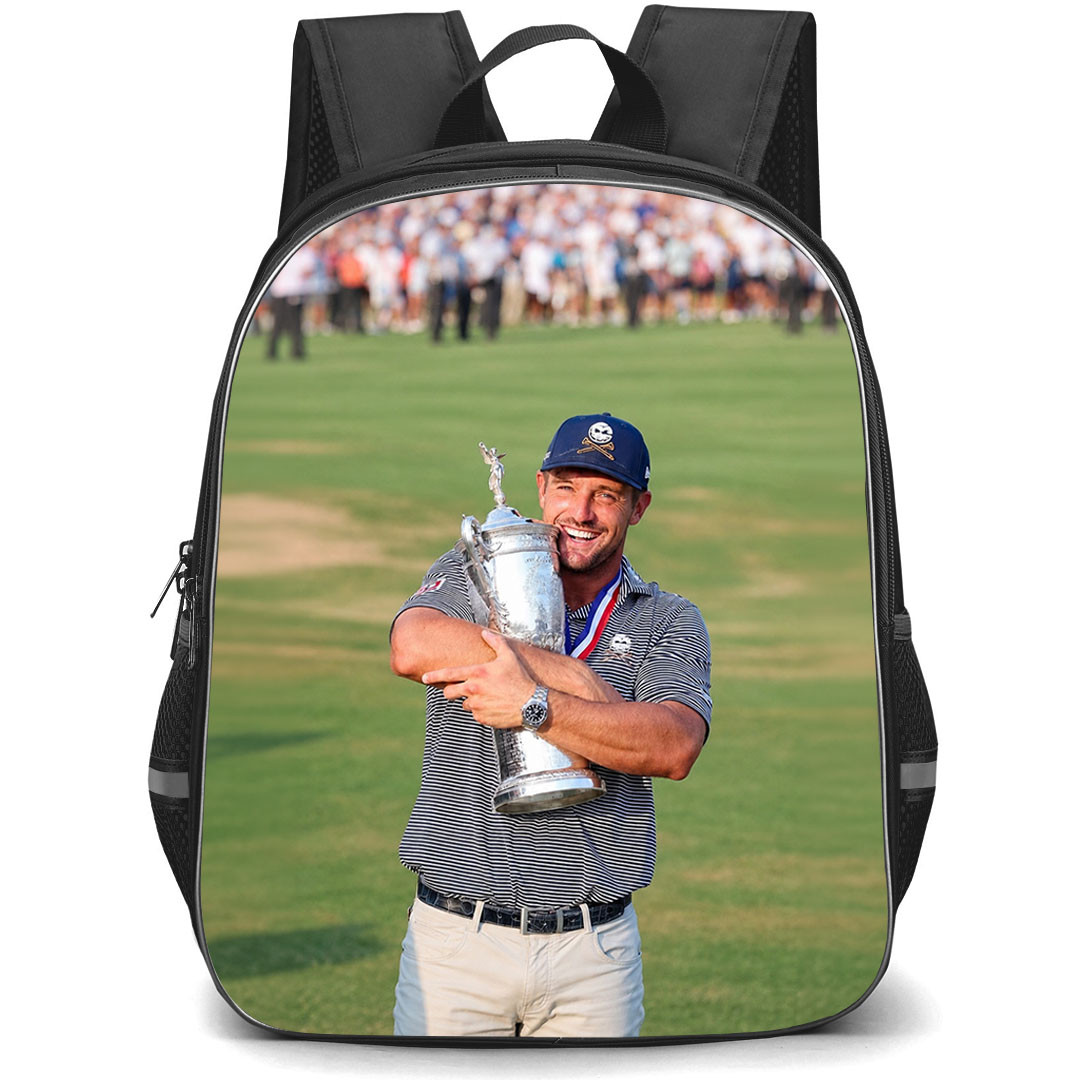 Golf Bryson DeChambeau Backpack School Bag StudentPack - Bryson DeChambeau Golf Trophy Hug Moment Poster