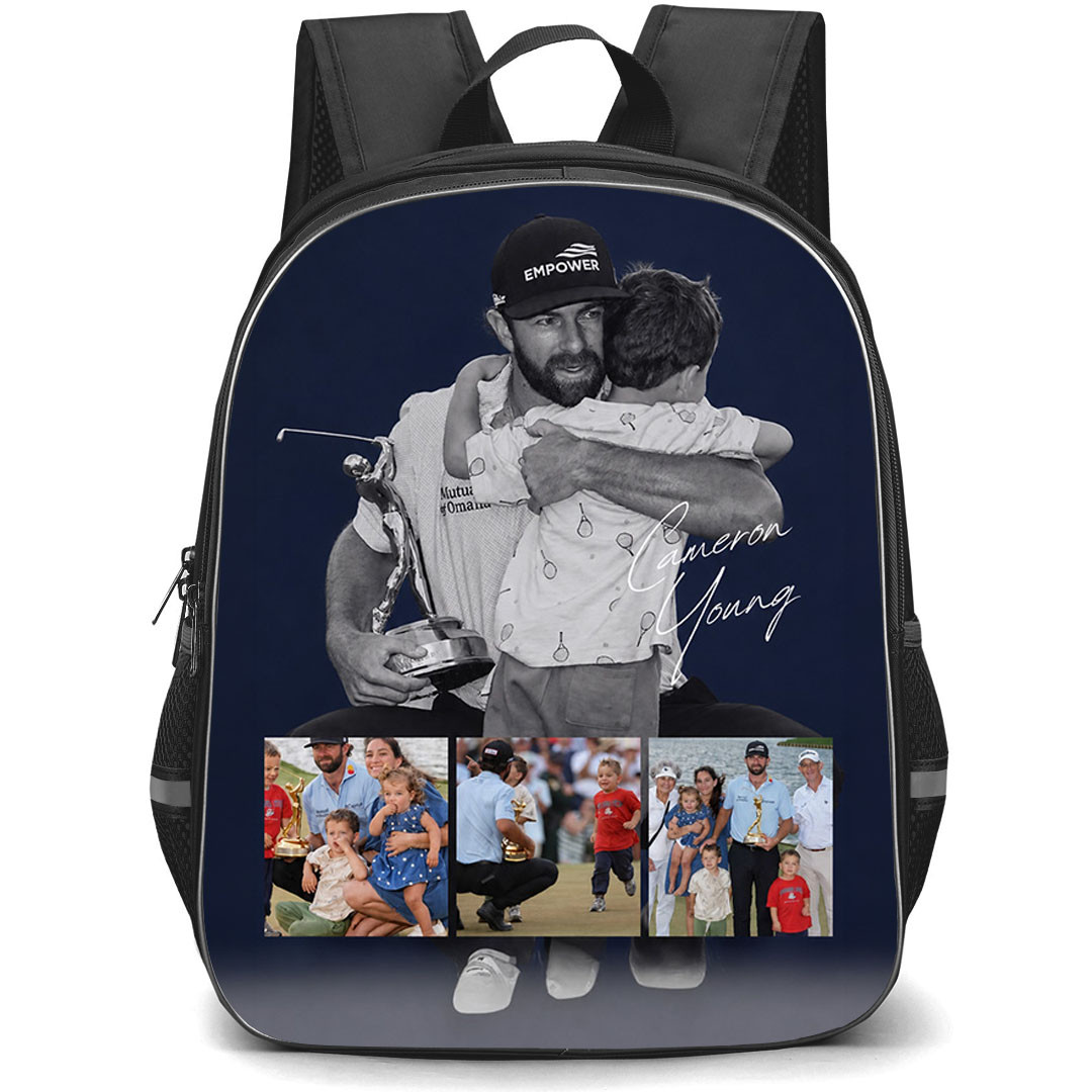 Golf Cameron Young Backpack School Bag StudentPack - Cameron Young Family Celebration Poster