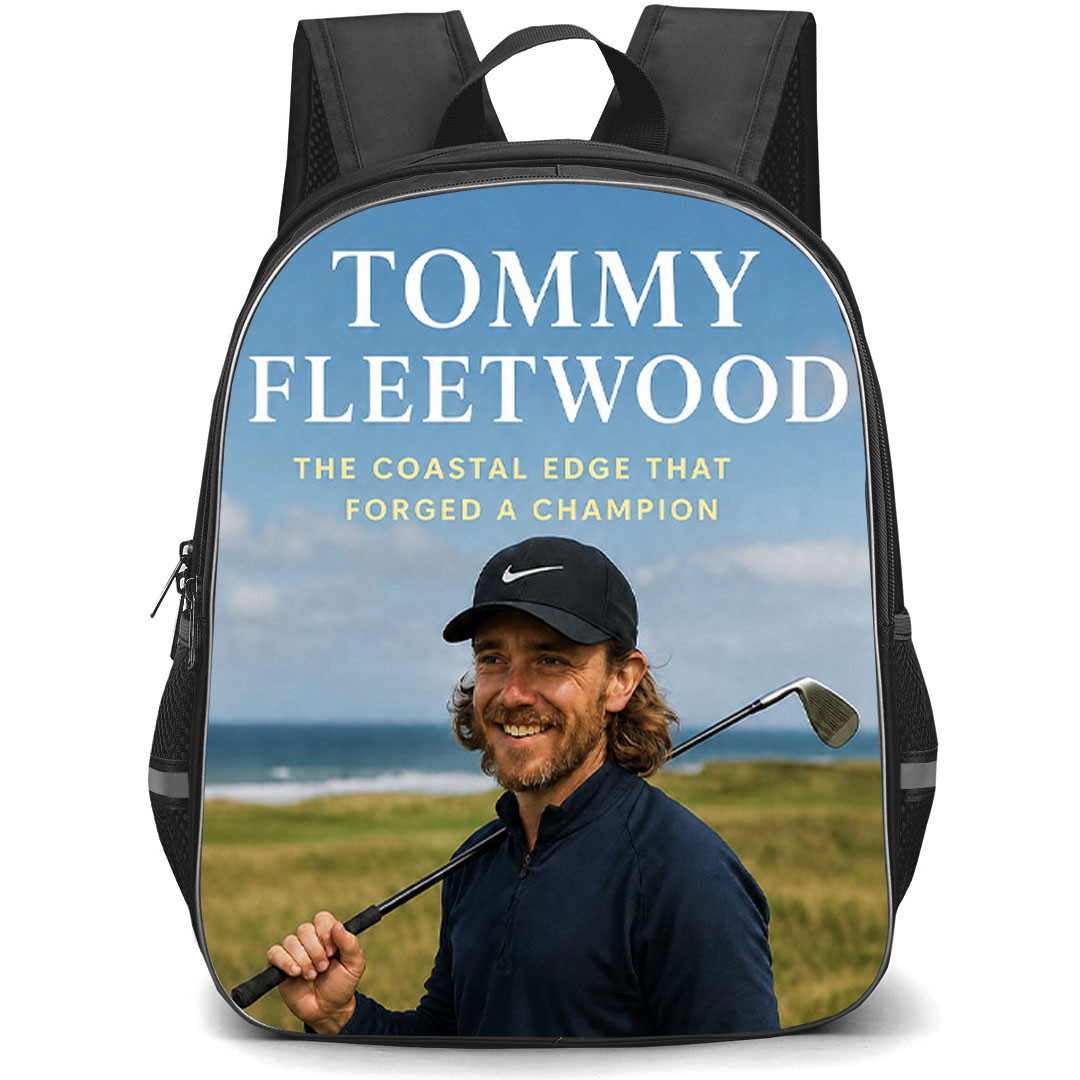 Golf Tommy Fleetwood Backpack School Bag StudentPack - Tommy Fleetwood Coastal Edge Champion Poster