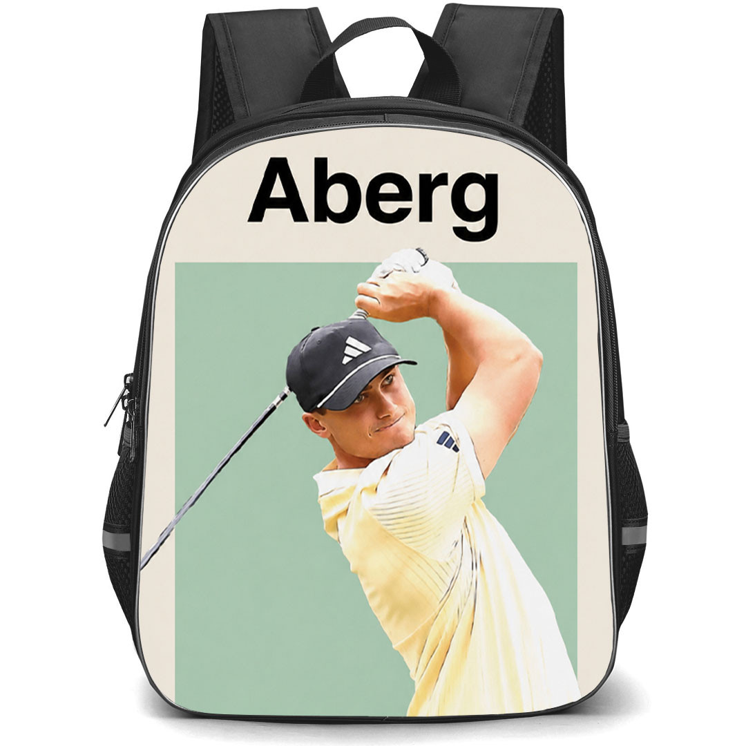 Golf Ludvig Aberg Backpack School Bag StudentPack - Ludvig Aberg Minimal Swing Poster