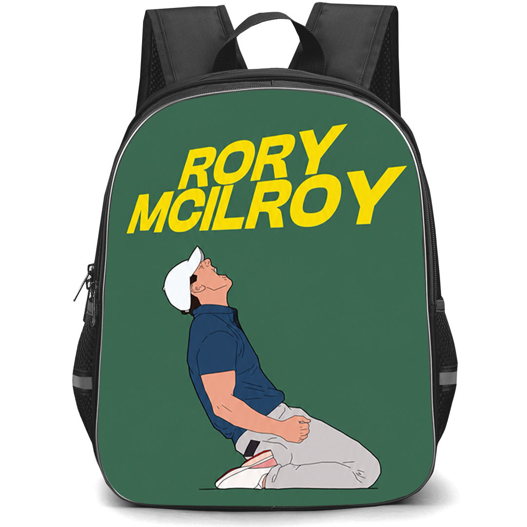 Golf Rory McIlroy Backpack School Bag StudentPack - Rory McIlroy Iconic Celebration Vector Art Poster