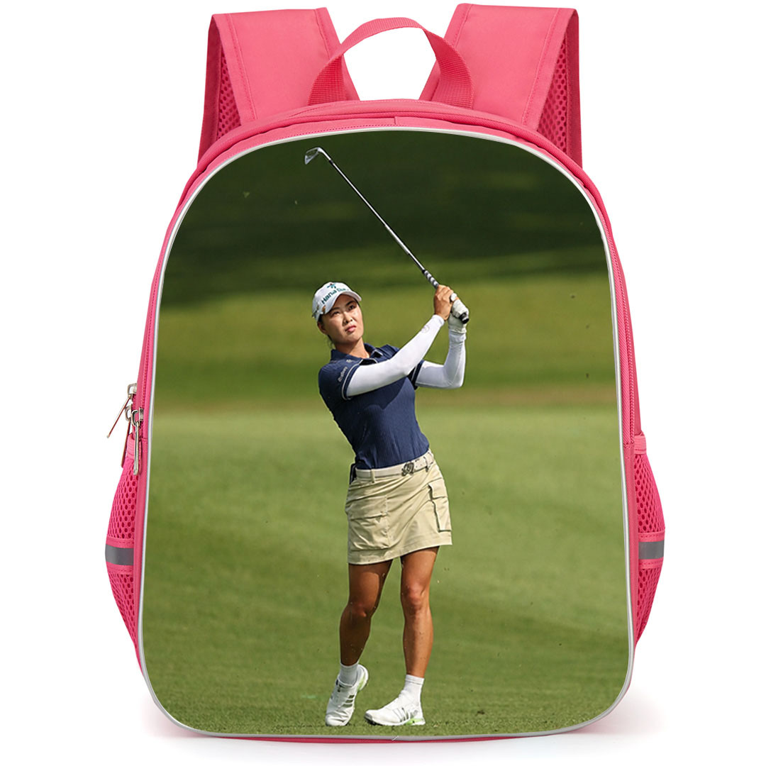 Golf Minjee Lee Backpack School Bag StudentPack - Minjee Lee Precision Swing Poster
