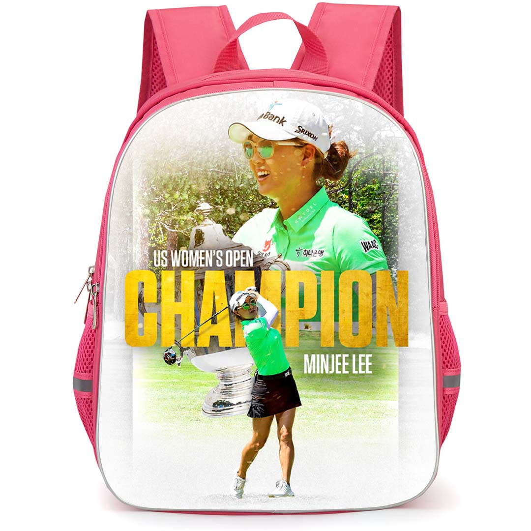 Golf Minjee Lee Backpack School Bag StudentPack - Minjee Lee US Womens Open Champion Poster