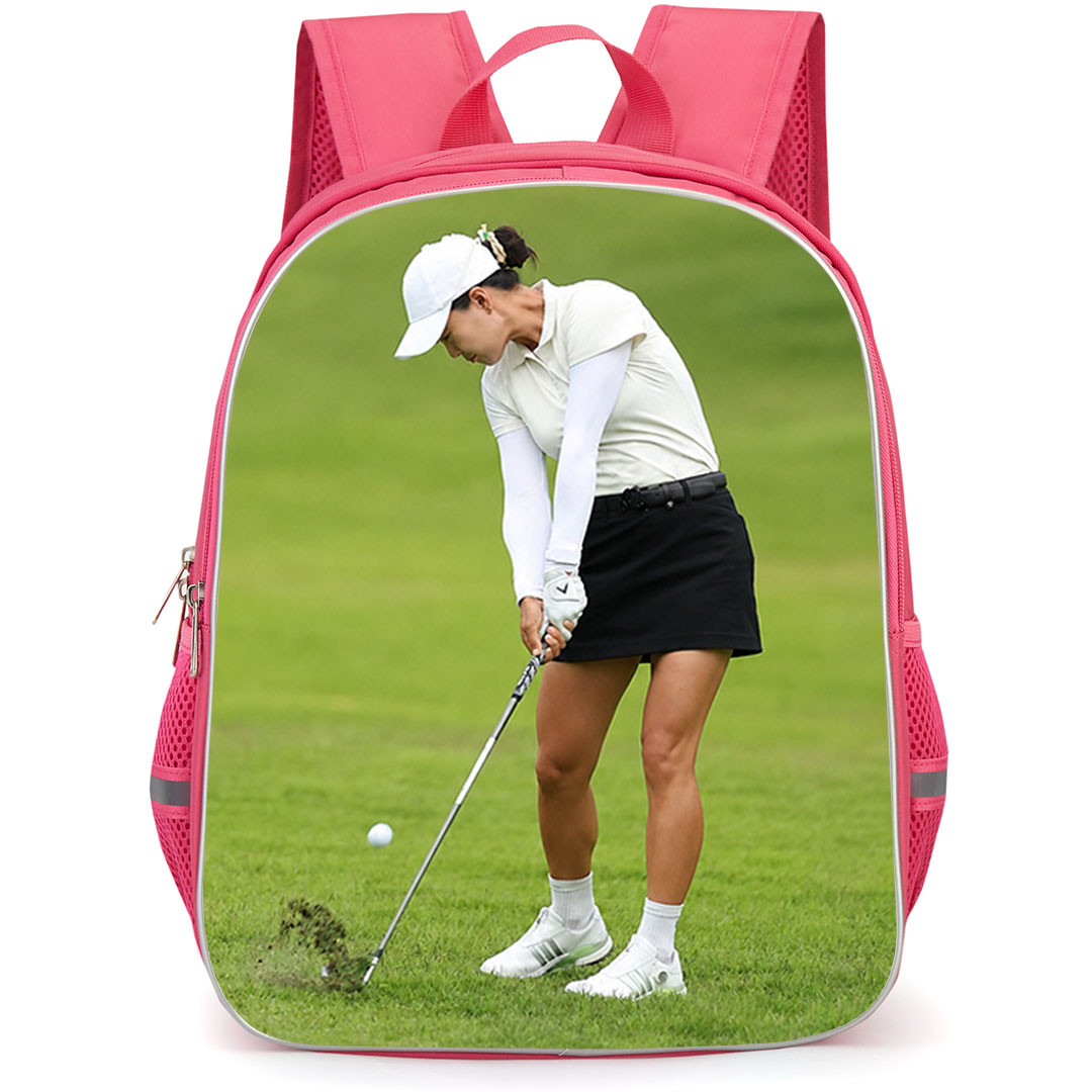 Golf Minjee Lee Backpack School Bag StudentPack - Minjee Lee Winning Shot Poster