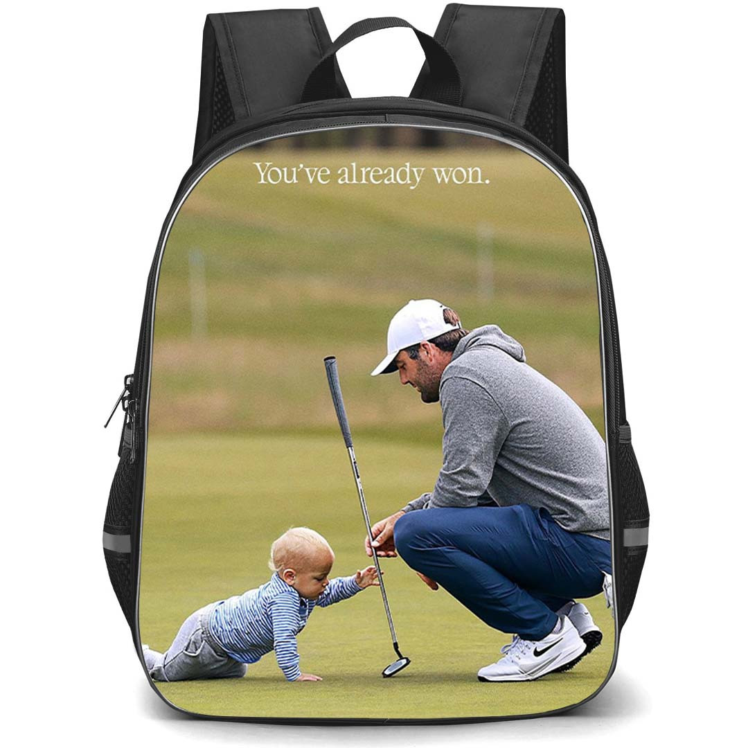 Golf Scottie Scheffler Backpack School Bag StudentPack - Scottie Scheffler You Have Already Won Poster
