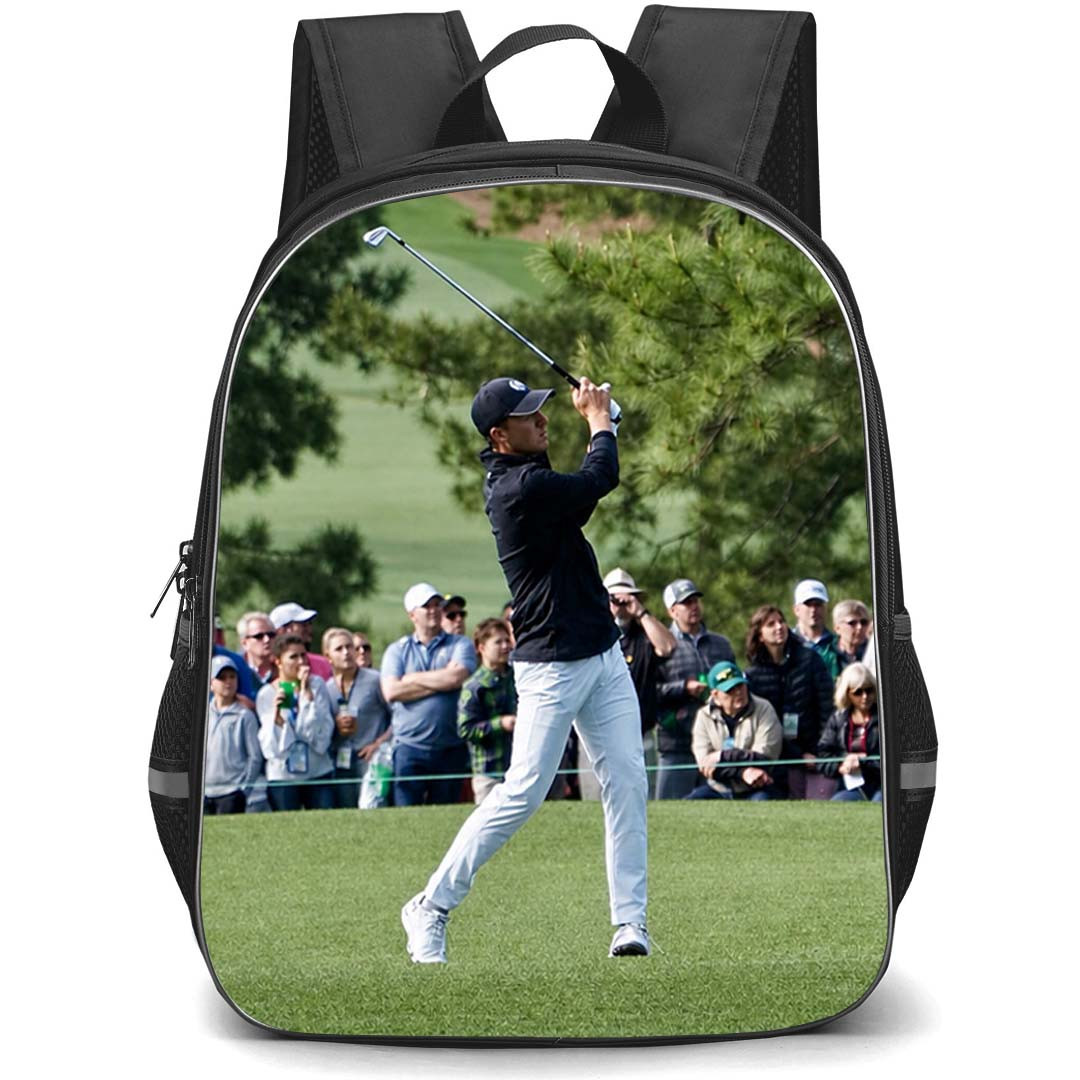 Golf Jordan Spieth Backpack School Bag StudentPack - Jordan Spieth Fairway Swing Poster