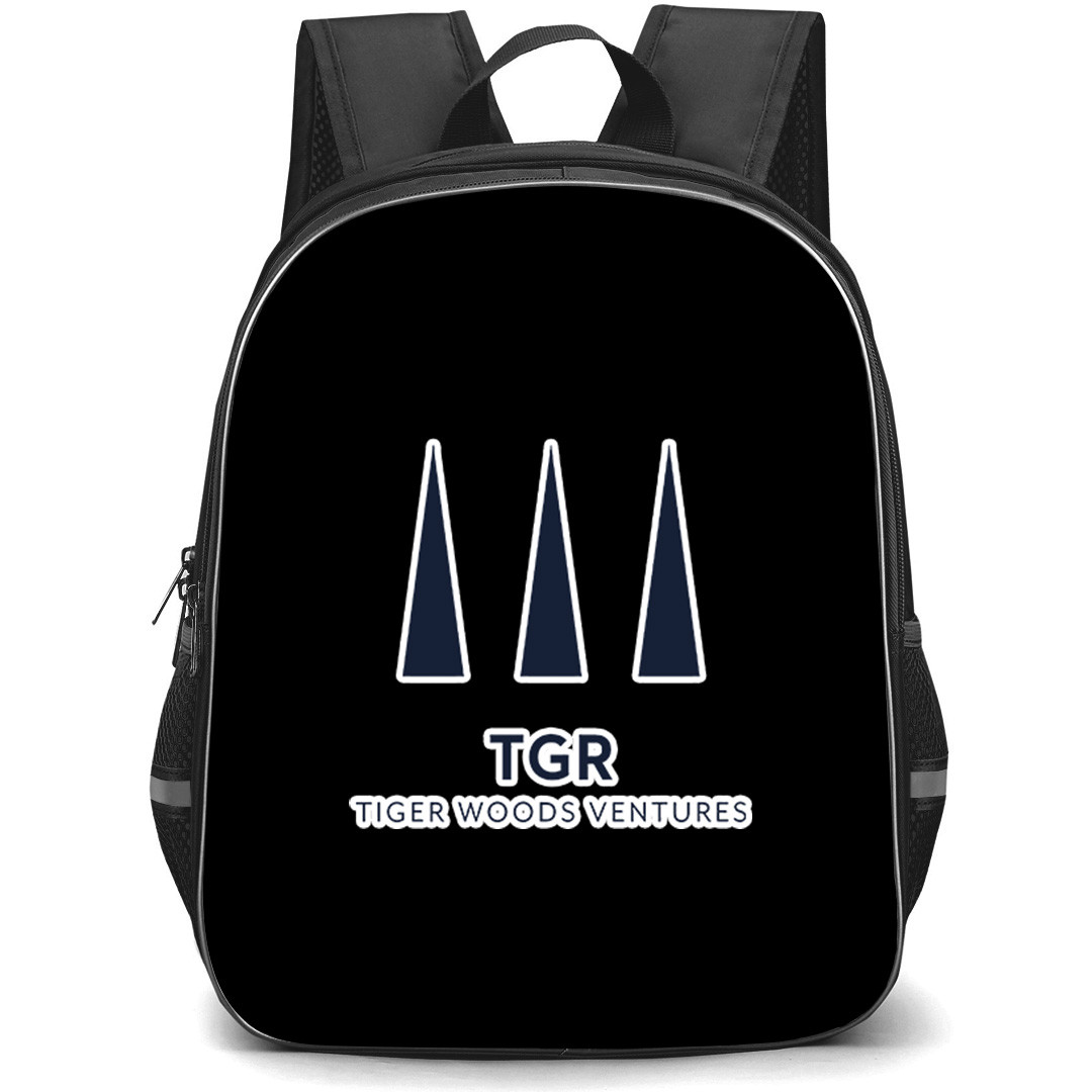 Golf Tiger Woods Backpack School Bag StudentPack - Tiger Woods TGR Tiger Woods Ventures Minimal Logo Sticker