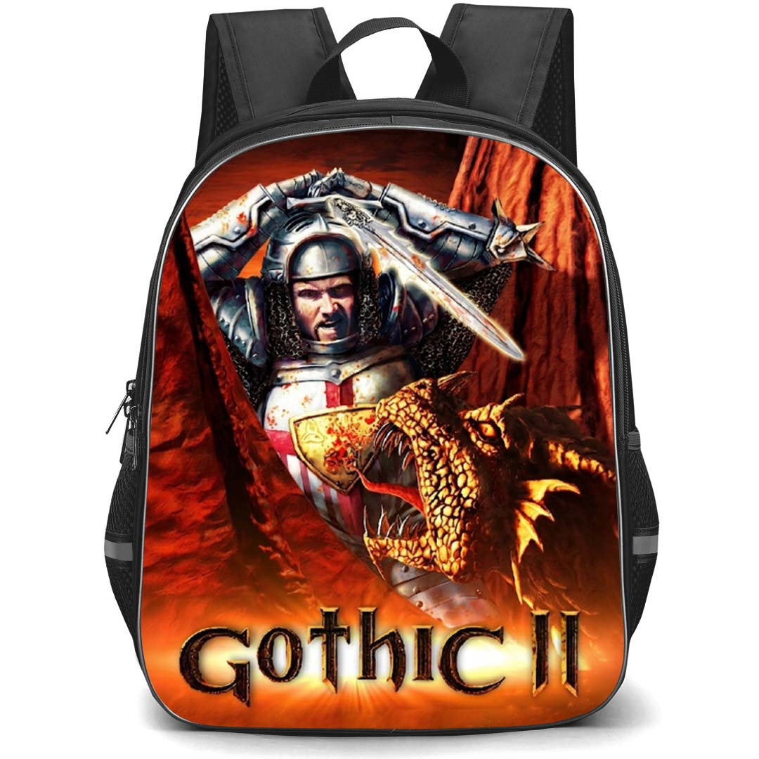 Gothic Backpack School Bag StudentPack - Gothic 2 Game Cover Art