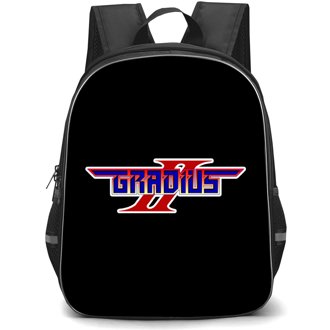 Gradius Backpack School Bag StudentPack - Gradius 2 Game Logo Sticker