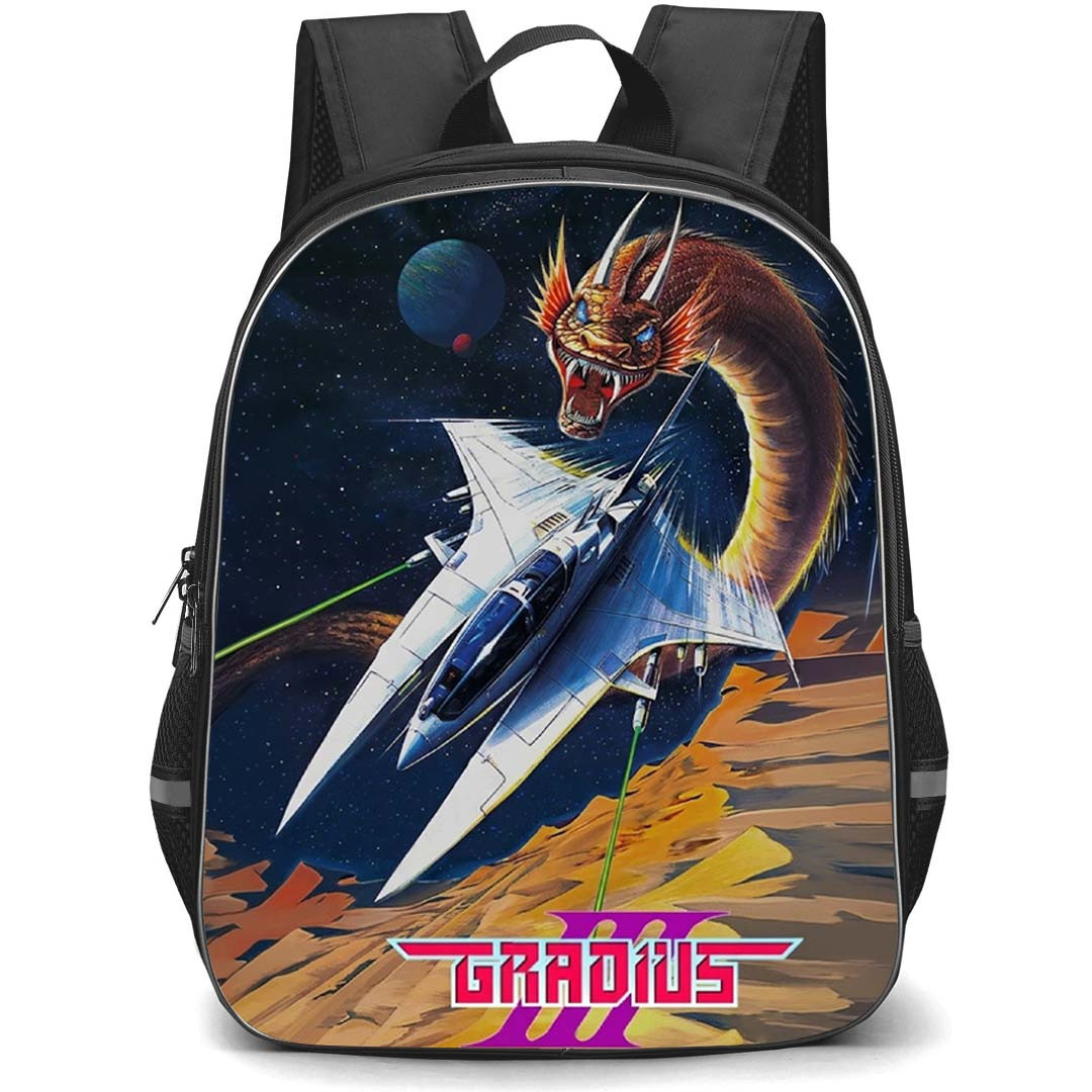 Gradius Backpack School Bag StudentPack - Gradius 3 Game Cover Art
