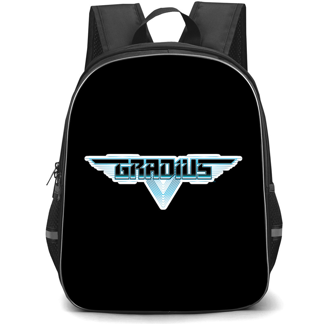 Gradius Backpack School Bag StudentPack - Gradius 5 Game Logo Sticker