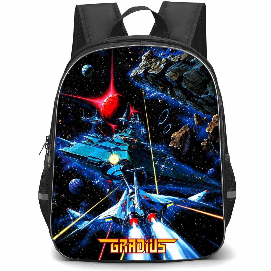 Gradius Backpack School Bag StudentPack - Gradius Game Cover Art