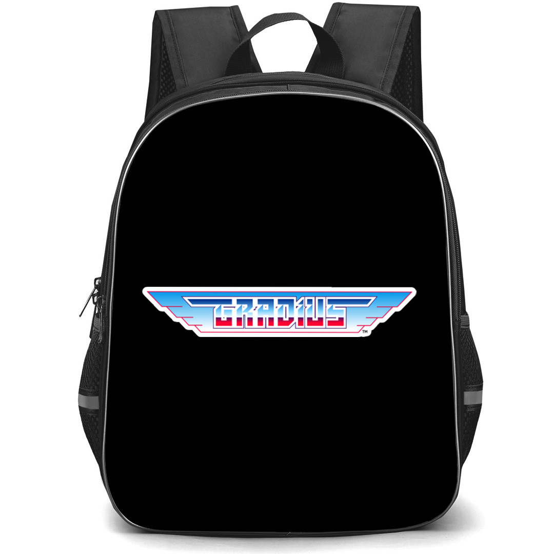 Gradius Backpack School Bag StudentPack - Gradius Game Logo Sticker
