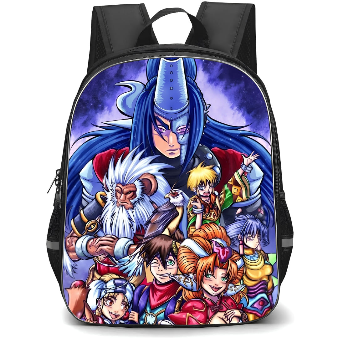 Grandia Backpack School Bag StudentPack - Grandia 2 Characters Collage Portrait Poster
