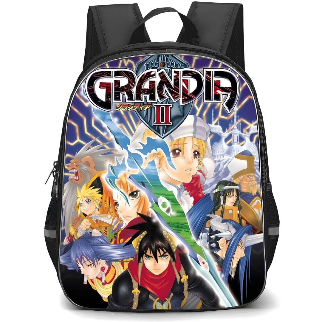 Grandia Backpack School Bag StudentPack - Grandia 2 Characters Fierce Game Poster