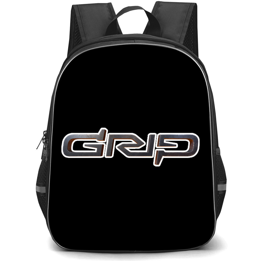 GRIP Combat Racing Backpack School Bag StudentPack - GRIP Combat Racing Game Logo Sticker
