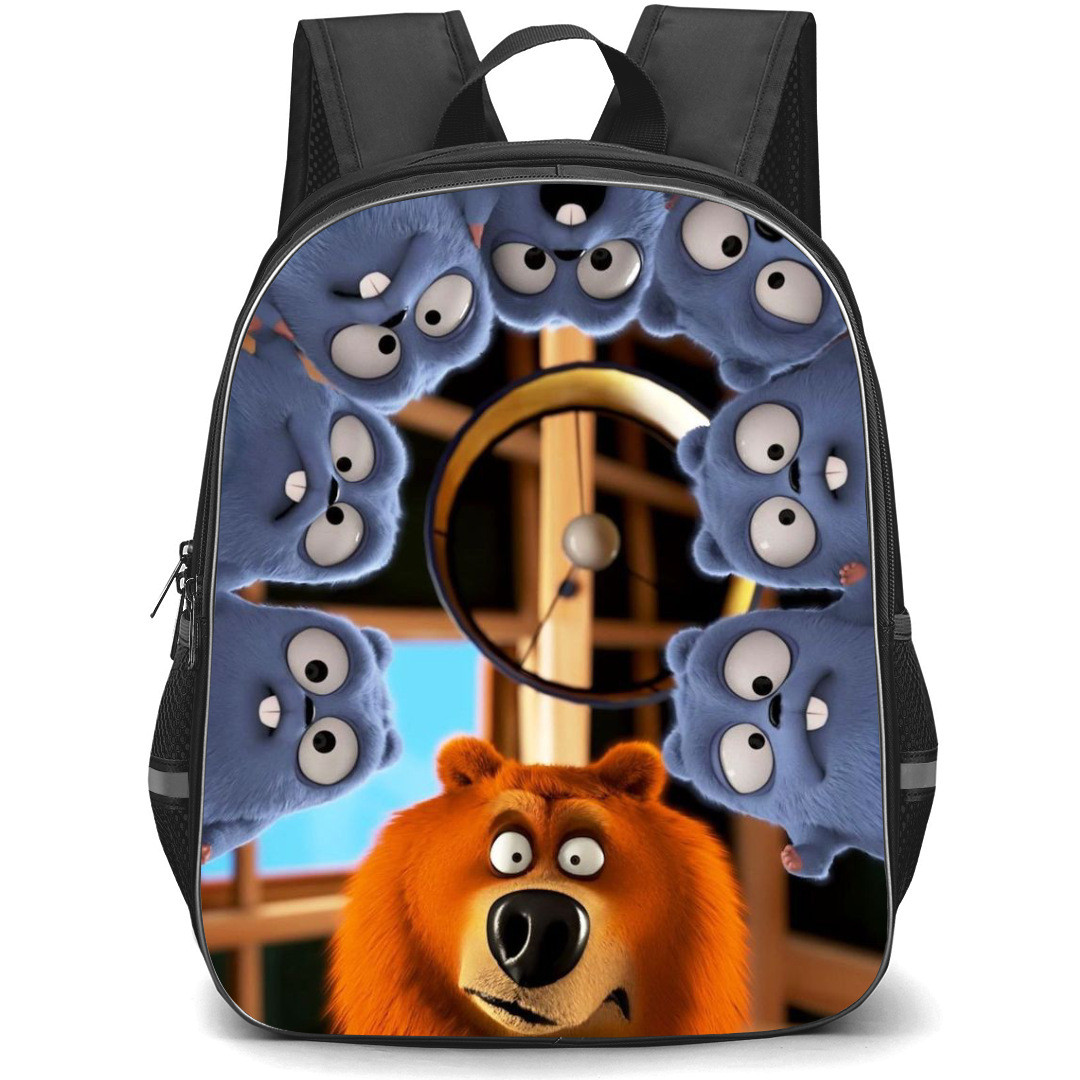 Grizzy and The Lemmings Backpack School Bag StudentPack - Looking Down Portrait Poster