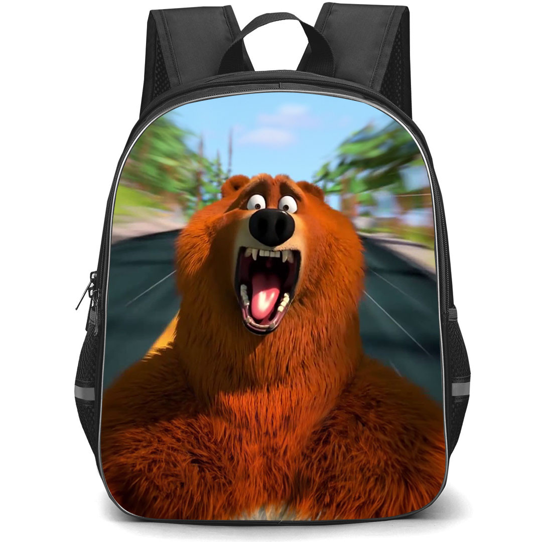 Grizzy & The Lemmings Grizzy Backpack StudentPack - Grizzy Scared Face