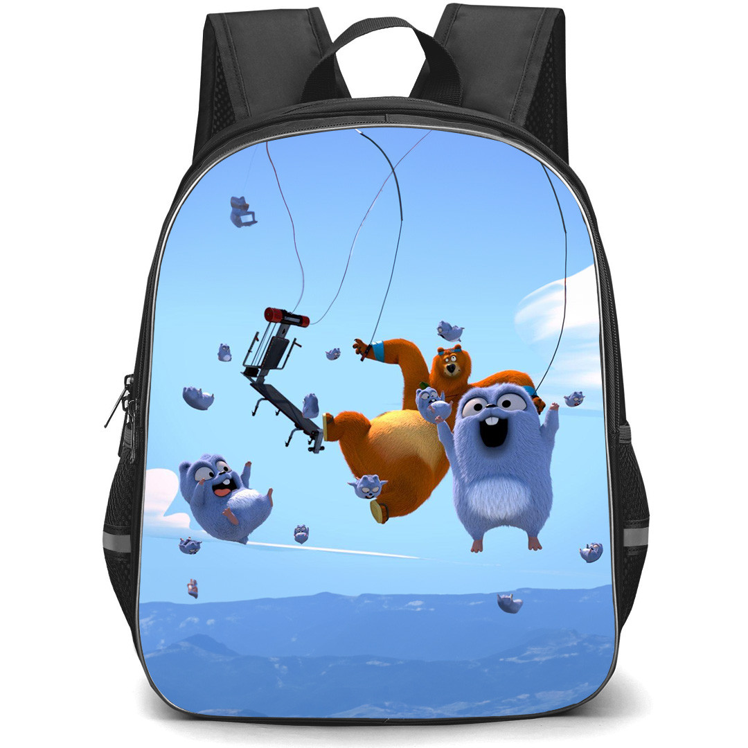 Grizzy & The Lemmings Lemmings Backpack StudentPack - Lemmings Falling From The Sky