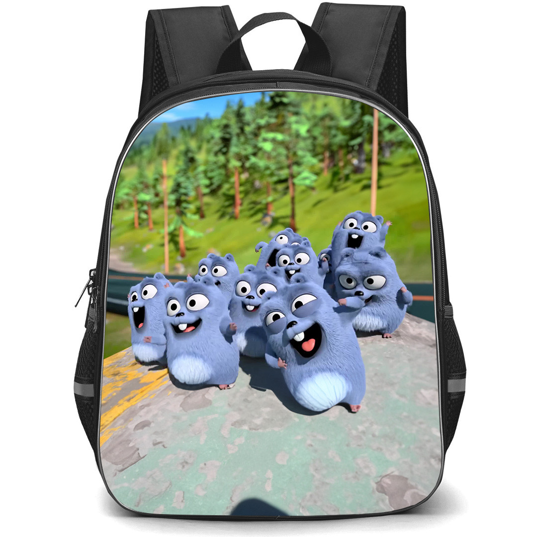 Grizzy & The Lemmings Lemmings Backpack StudentPack - Lemmings Naughty Face