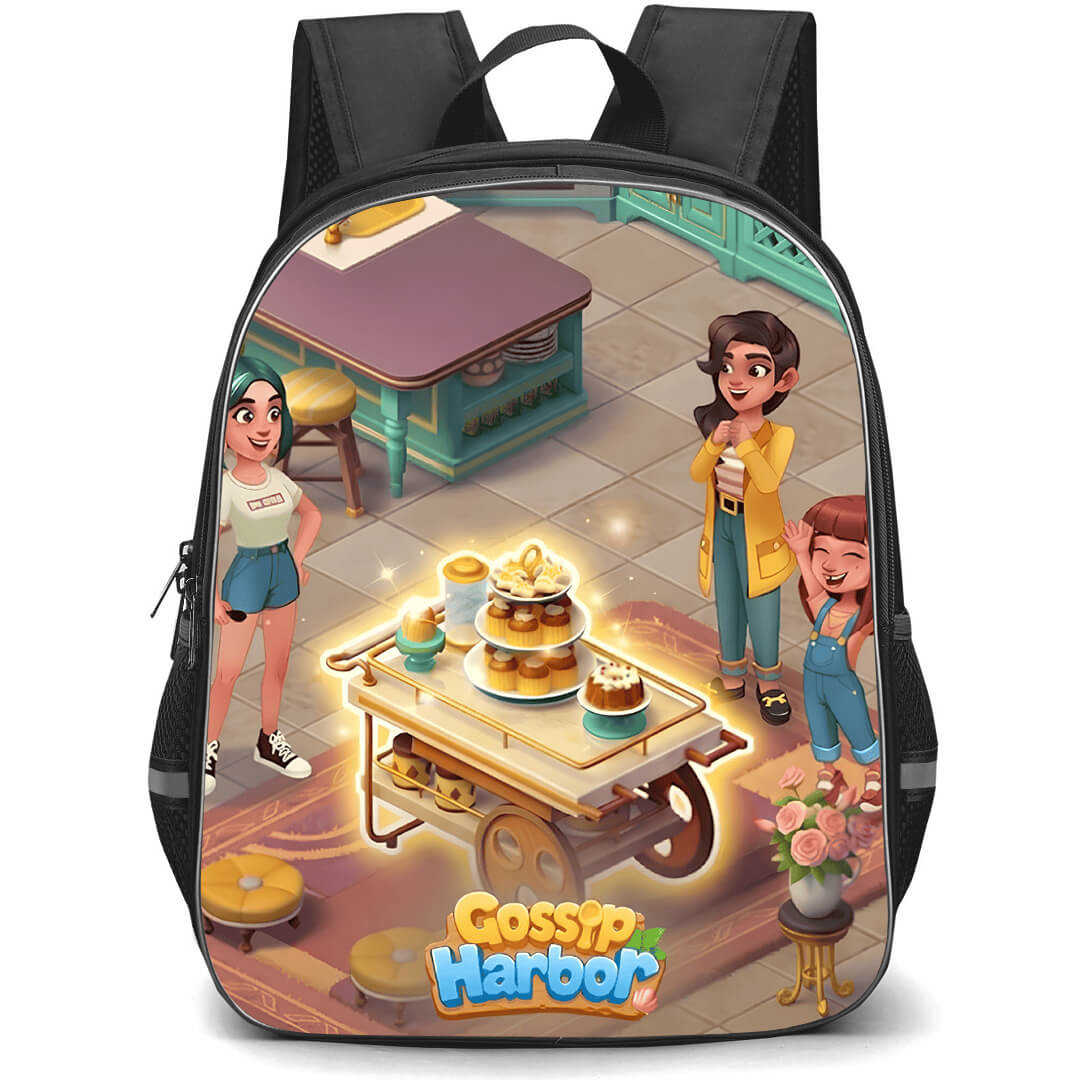 Gossip Harbor Backpack School Bag StudentPack - Gossip Harbor Characters Happy Pastry Game Poster