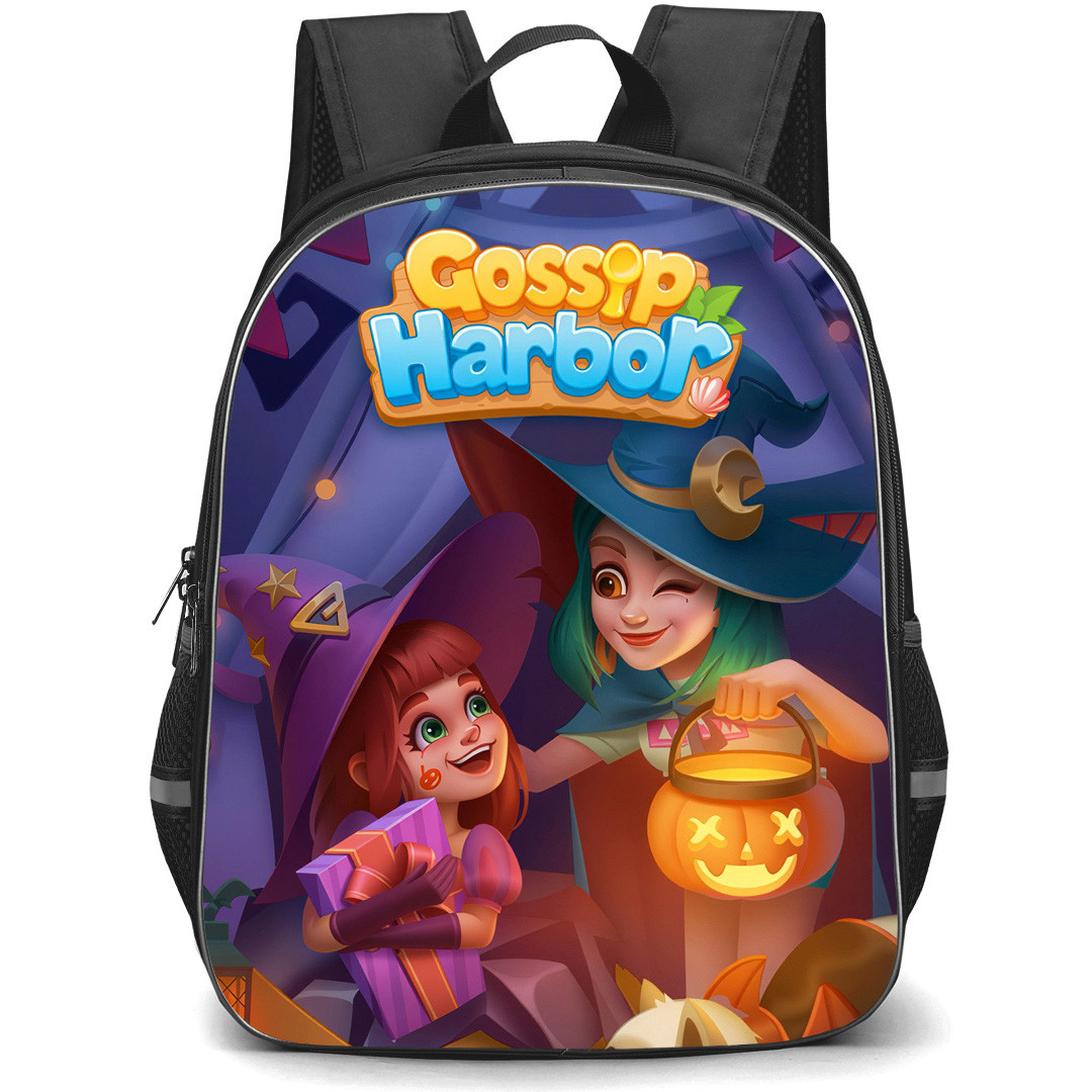 Gossip Harbor Backpack School Bag StudentPack - Gossip Harbor Halloween Game Poster