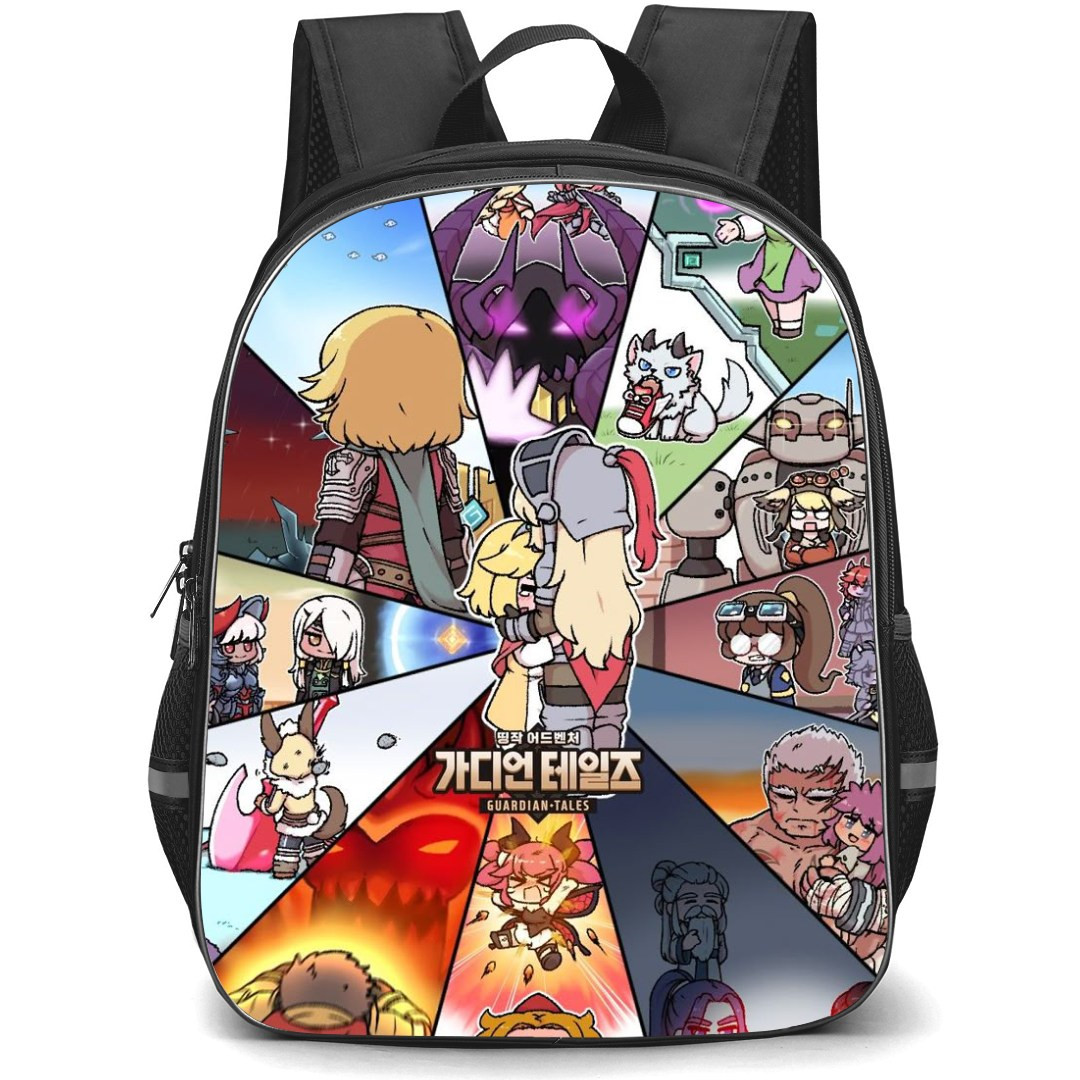 Guardian Tales Backpack StudentPack - Character Hug Collage Series Poster