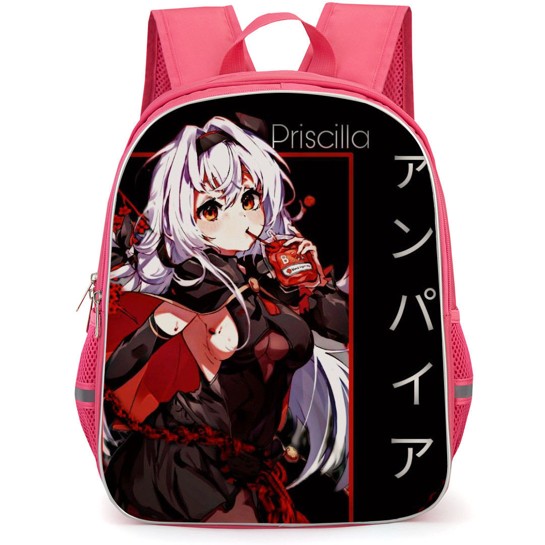 Guardian Tales Priscilla Backpack StudentPack - Priscilla Drinking Blood Portrait Poster
