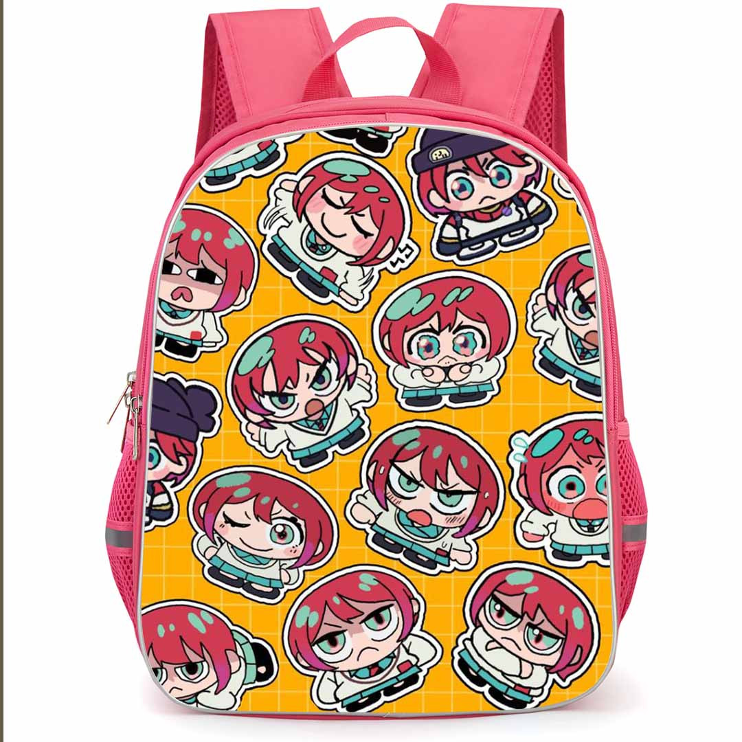 Mobile Suit Gundam GQuuuuuuX Amate Yuzuriha Backpack School Bag StudentPack - Amate Yuzuriha Chibi Sticker Pattern Poster