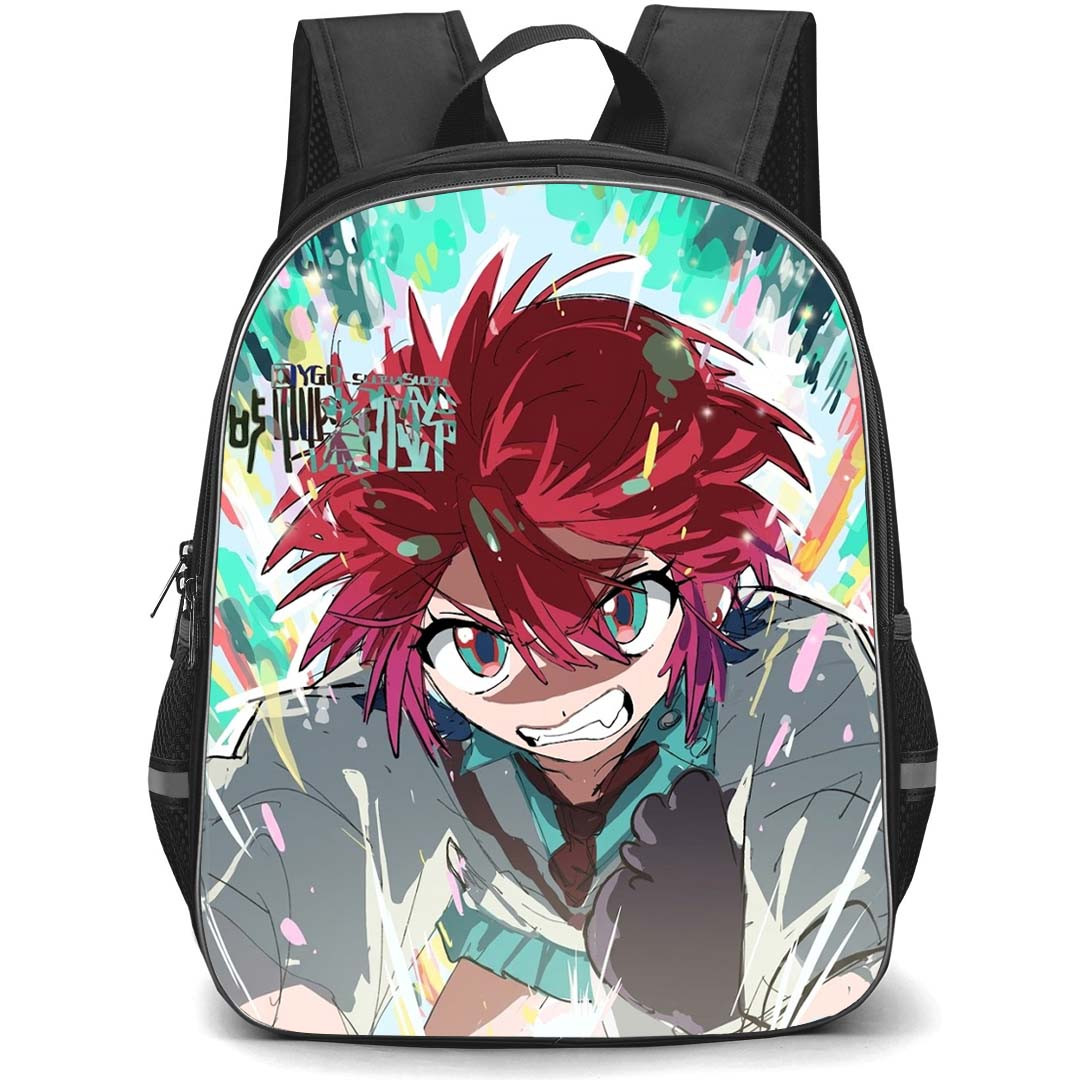 Mobile Suit Gundam GQuuuuuuX Amate Yuzuriha Backpack School Bag StudentPack - Amate Yuzuriha Grin Angry Portrait Poster