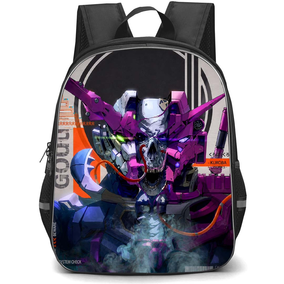 Mobile Suit Gundam GQuuuuuuX Red Gundam Backpack School Bag StudentPack - Red Gundam Half Face Poster