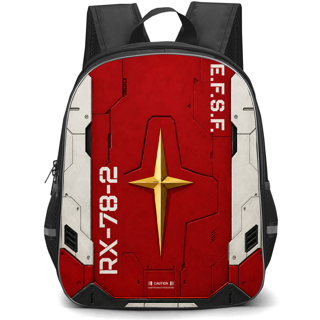 Gundam Backpack School Bag StudentPack - Gundam RX-78-2 Shield Poster
