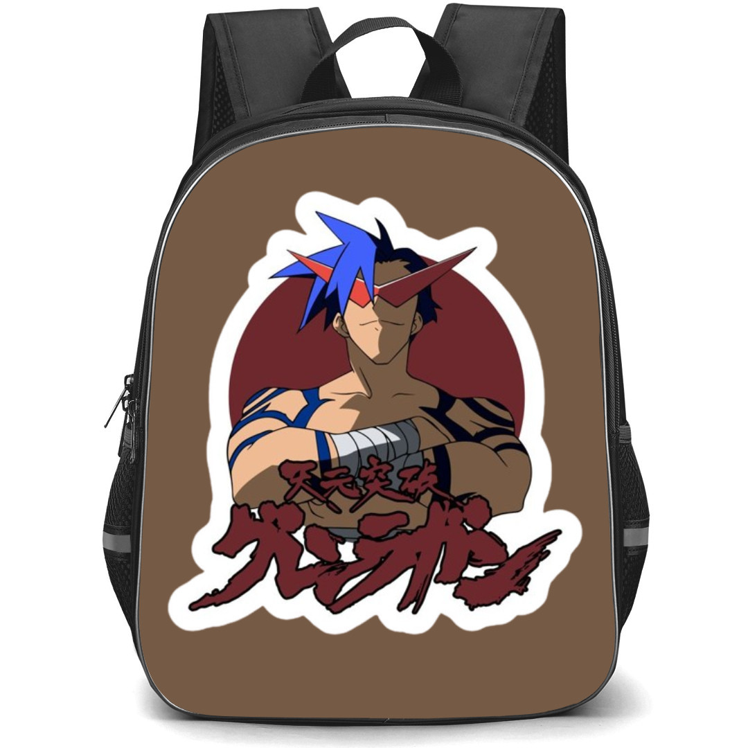 Gurren Lagann Kamina Backpack StudentPack - Kamina Pose Sticker Art