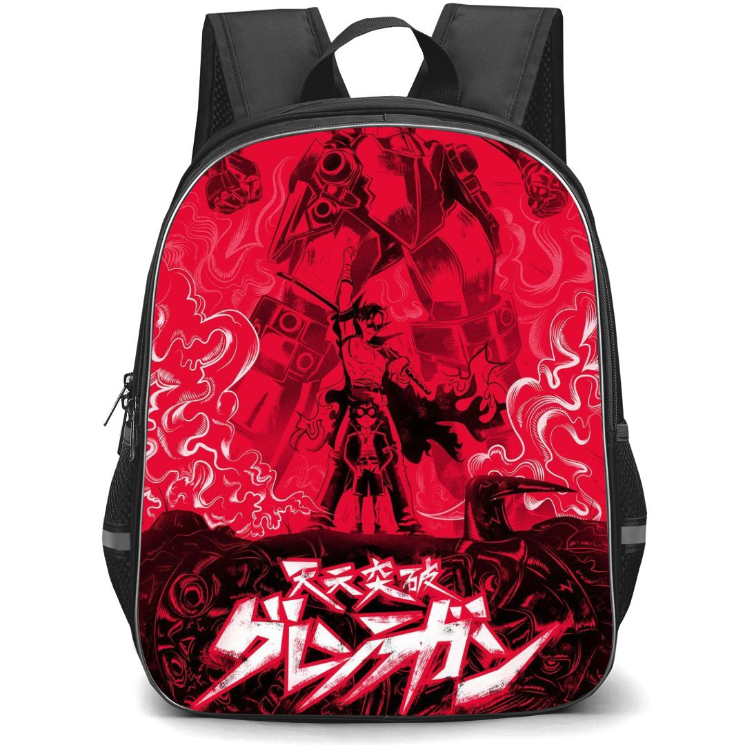 Gurren Lagann Backpack StudentPack - Gurren Lagann Scribble Pencil Art