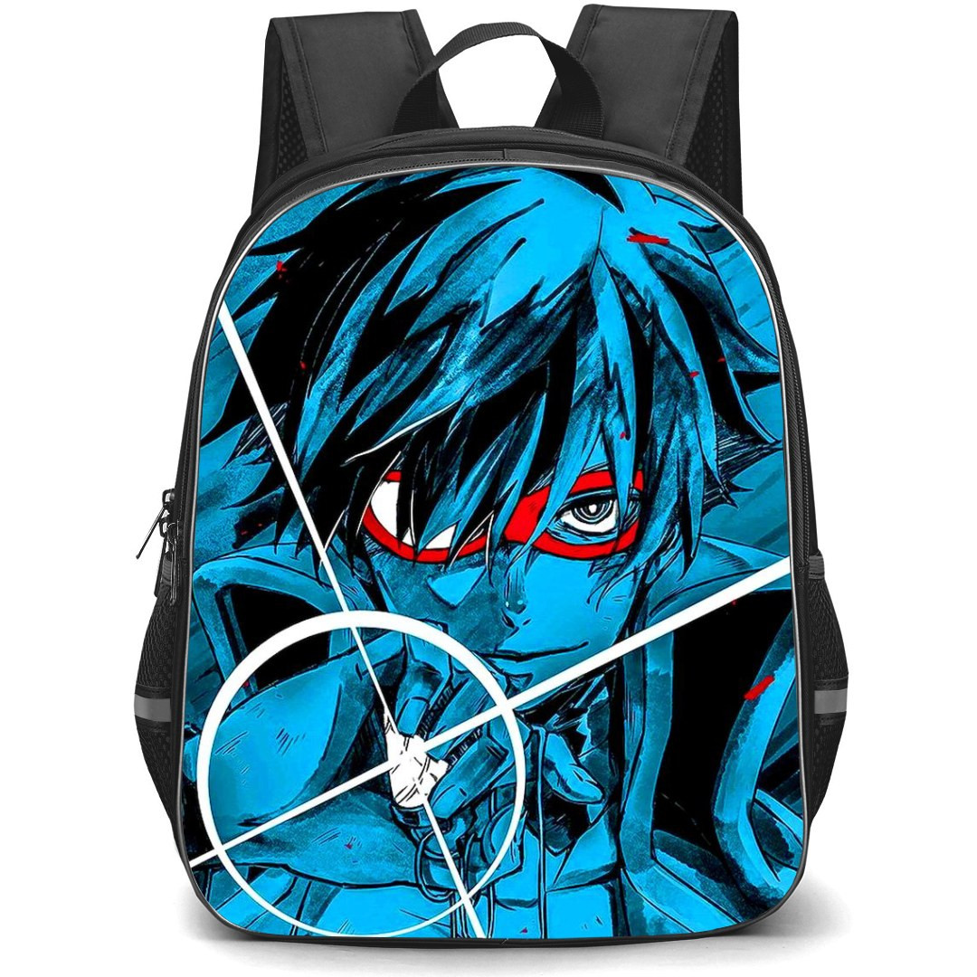Gurren Lagann Simon Backpack StudentPack - Simon Blue Watercolor Art