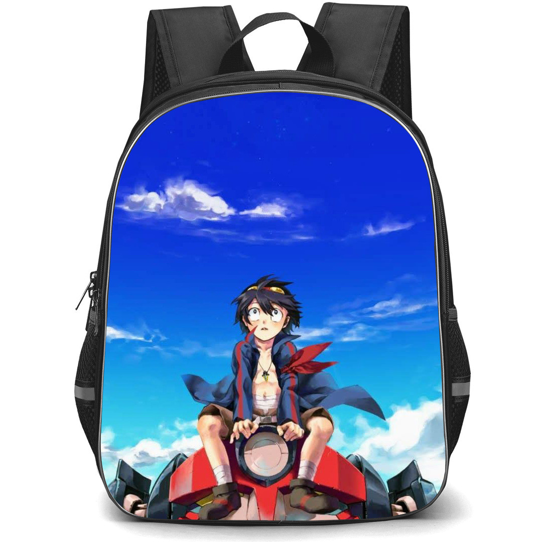 Gurren Lagann Simon Backpack StudentPack - Simon Looking up in the Sky