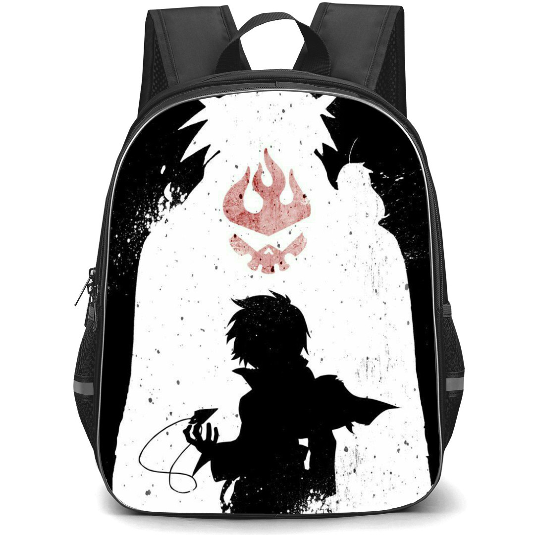 Gurren Lagann Simon Backpack StudentPack - Simon Silhouette Minimalist Art