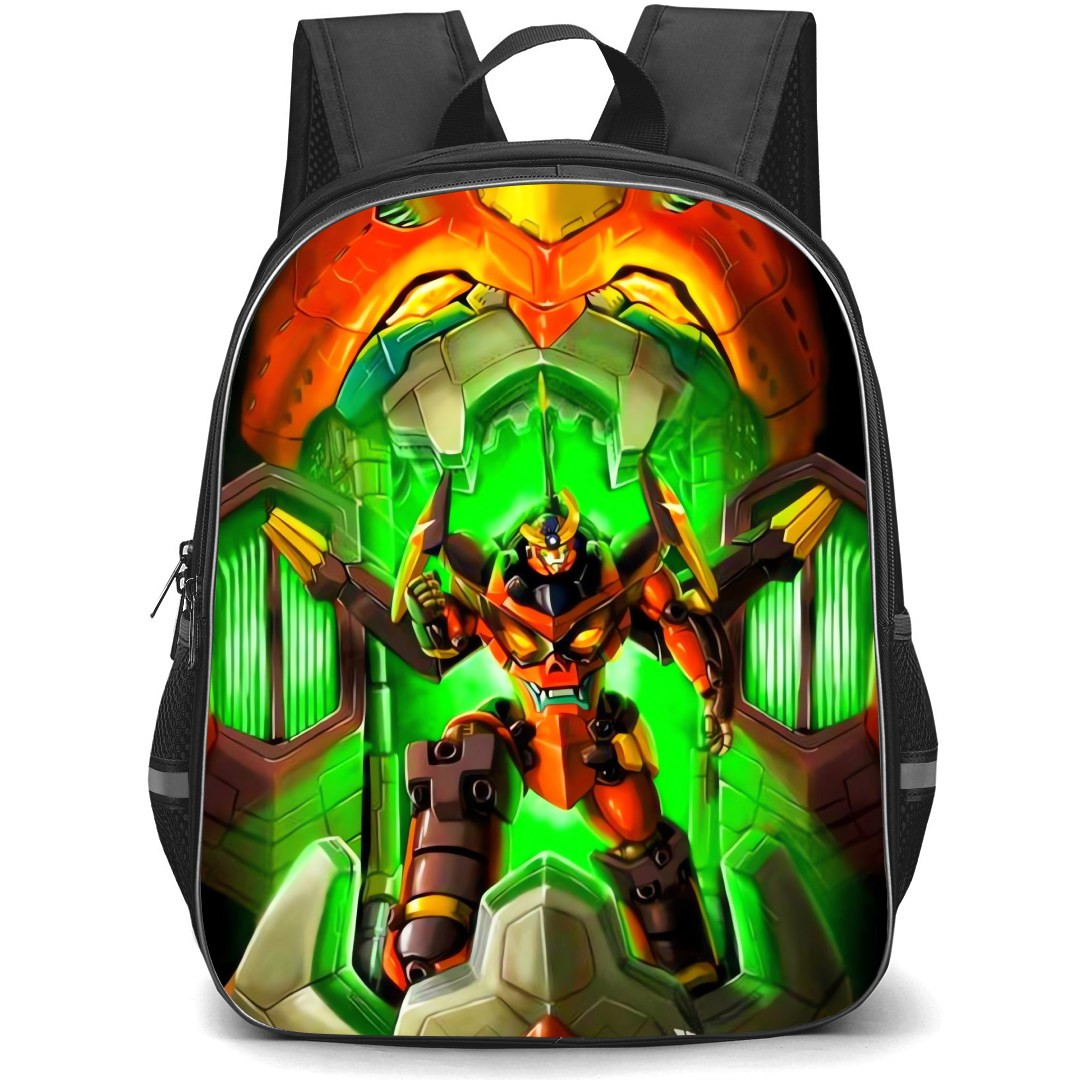 Gurren Lagann Backpack StudentPack - Gurren Lagann Standing Inside Robot Head