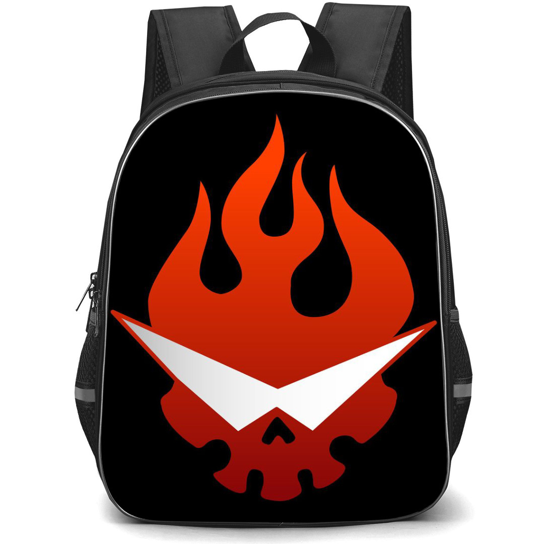 Gurren Lagann Backpack StudentPack - Team Gurren White Glass Logo