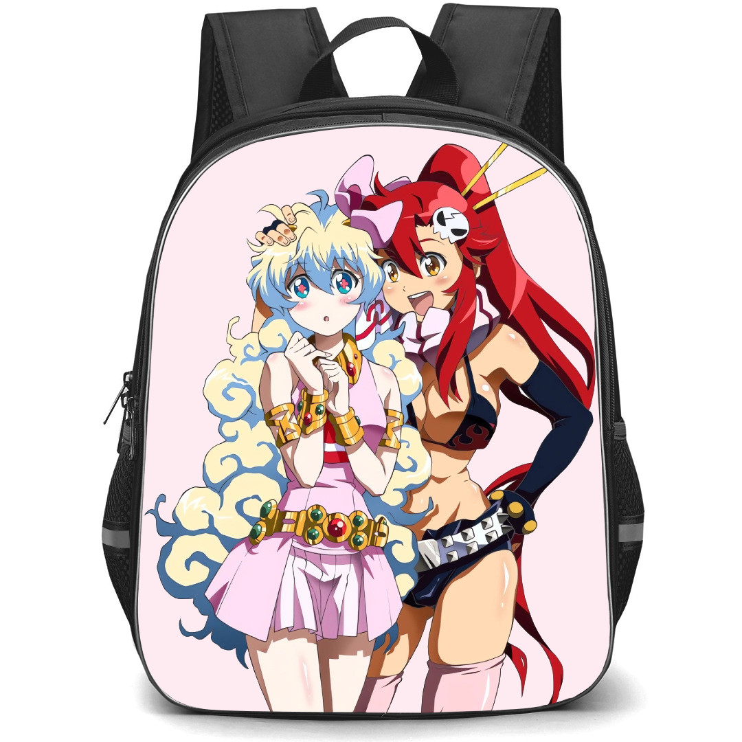 Gurren Lagann Yoko Littner Backpack StudentPack - Yoko Littner & Nia Teppelin Blushing