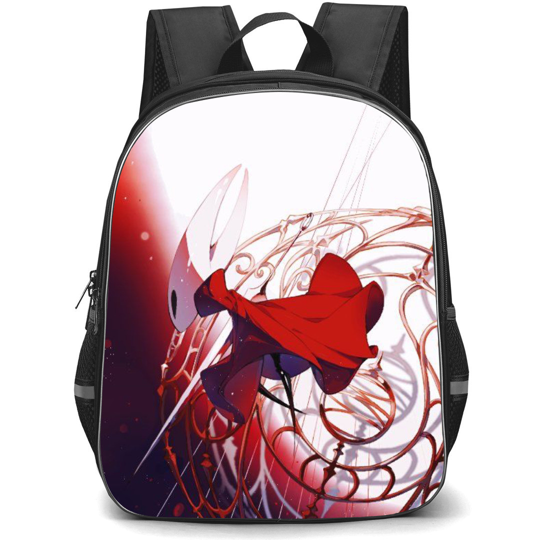 Hollow Knight Silksong Hornet Backpack School Bag StudentPack - Hornet Flying Fierce Side Portrait