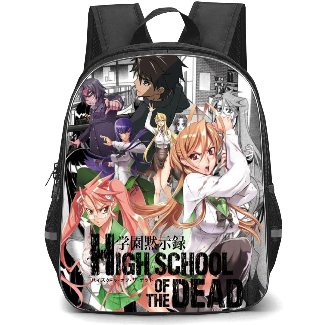 Highschool Of The Dead Backpack School Bag StudentPack - Highschool Of The Dead Characters Fierce Comic Series Poster