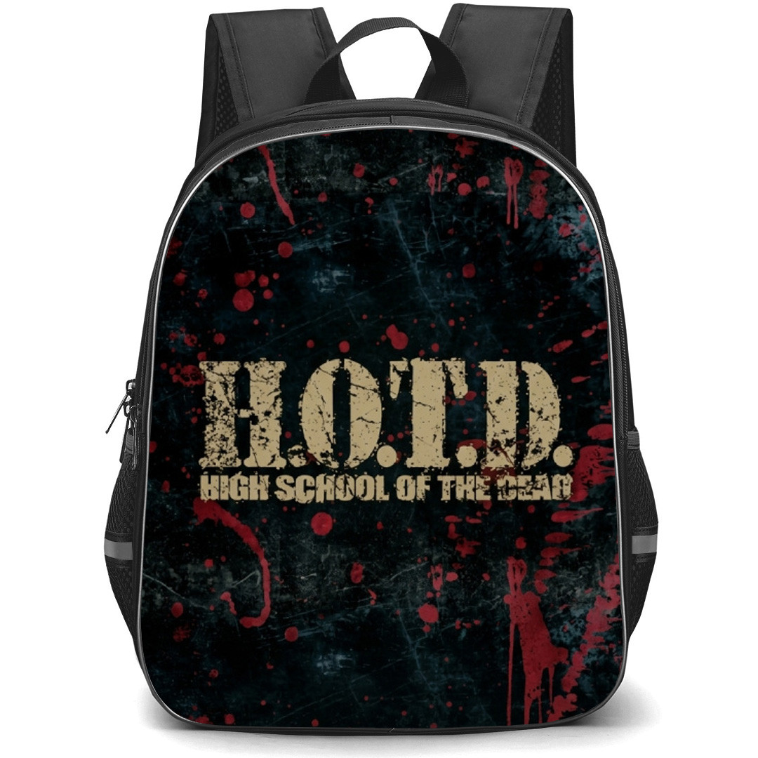 Highschool Of The Dead Backpack School Bag StudentPack - Highschool Of The Dead Series Logo Splatter Poster