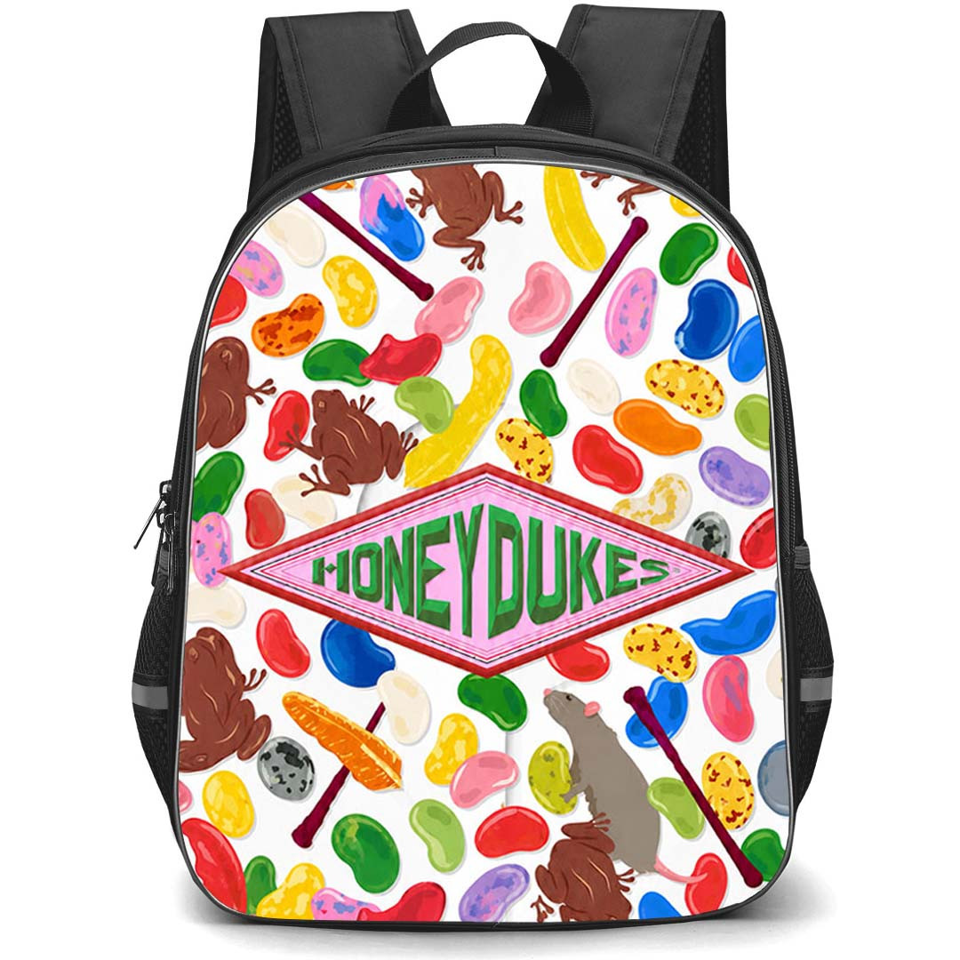 Harry Potter Backpack School Bag StudentPack - Harry Potter Honeydukes Candy Pattern Poster