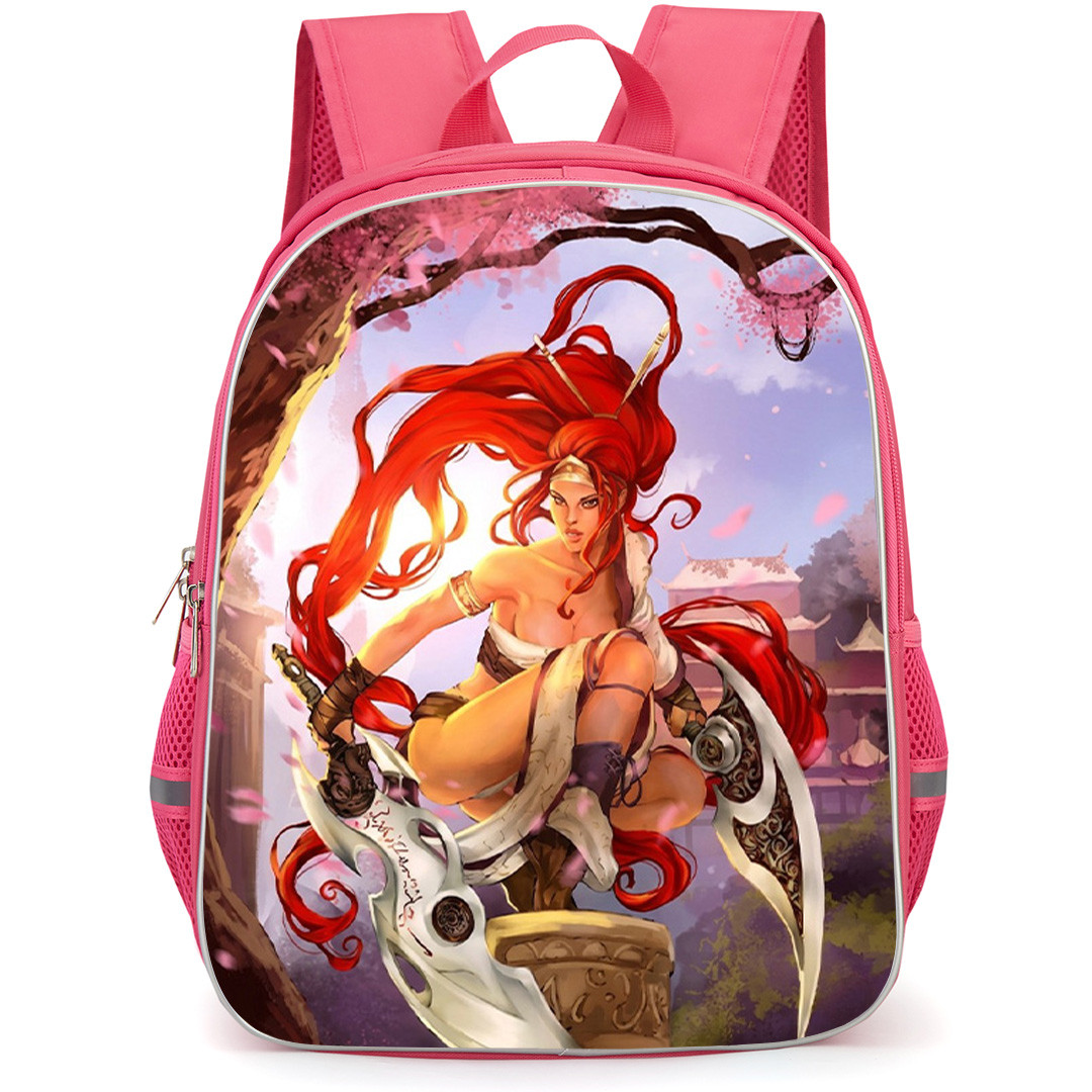 Heavenly Sword Nariko Backpack School Bag StudentPack - Heavenly Sword Nariko Cherry Blossom Comic Art Poster