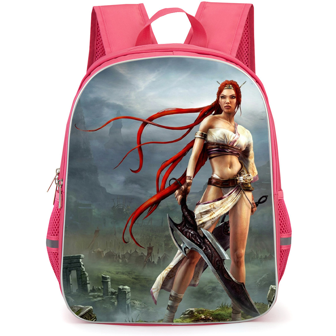 Heavenly Sword Nariko Backpack School Bag StudentPack - Heavenly Sword Nariko Standing In Misty Landscape Poster
