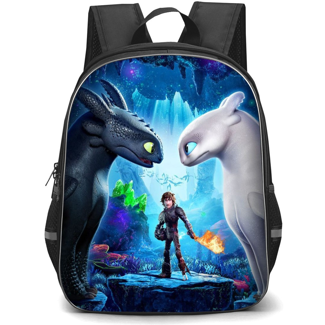 How To Train Your Dragon Backpack StudentPack - How To Train Your Dragon The Hidden World HD Poster