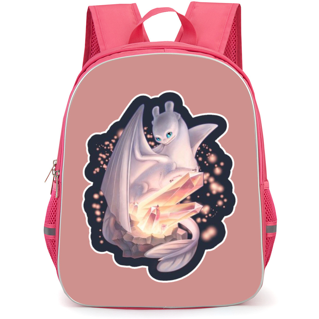 How To Train Your Dragon Light Fury Backpack StudentPack - Light Fury Magic Crystals Sticker
