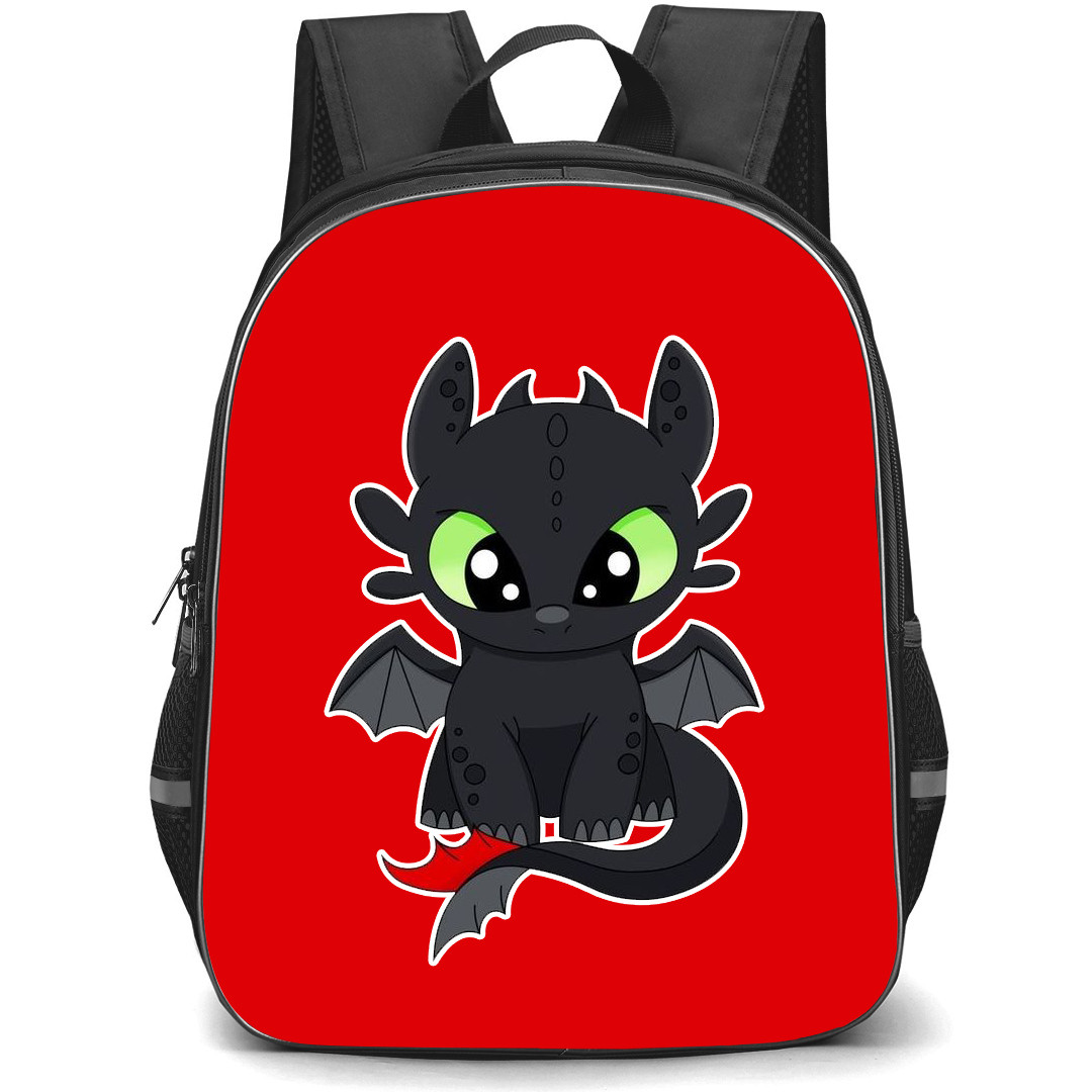 How To Train Your Dragon Night Fury Backpack StudentPack - Night Fury Angry Baby Sticker